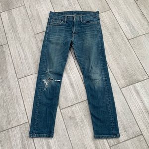 Levi’s distressed jeans